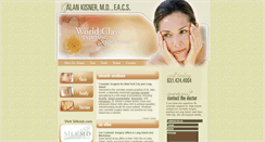 Desktop Screenshot of kisnerplasticsurgery.com